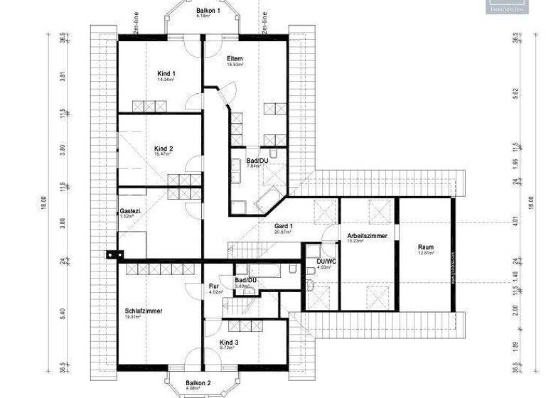 Einfamilienhaus zum Kauf 1.145.000 € 16 Zimmer 426 m² 1.045 m² Grundstück Glattbach 63864