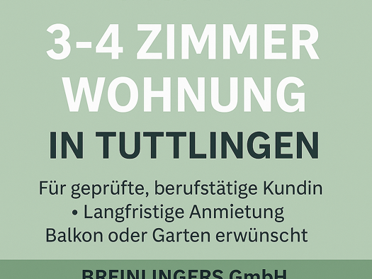 Wohnung zur Miete 4 Zimmer Tuttlingen 78532