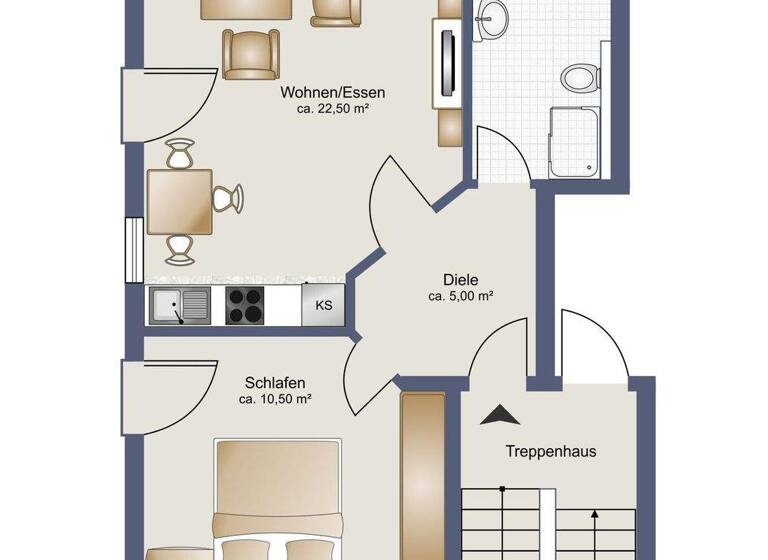 Wohnung zum Kauf 197.000 € 2 Zimmer 43 m² Mühlried Schrobenhausen / Mühlried 86529