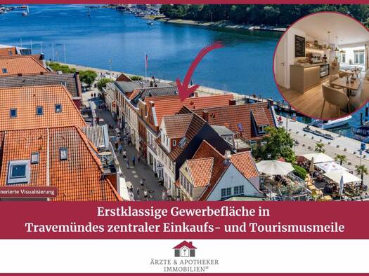 Ladenfläche zum Kauf 379.000 € 1 Zimmer 29,4 m² Verkaufsfläche Travemünde Travemünde 23570