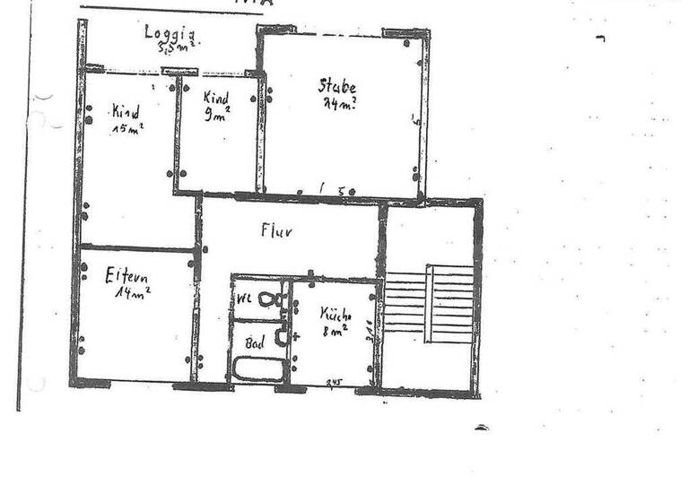 Wohnung zum Kauf 109.000 € 4 Zimmer 89,5 m² Stolzenau 31592