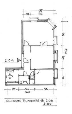 Wohnung zur Miete 700 € 3 Zimmer 93 m²<br/>Wohnfläche ab sofort<br/>Verfügbarkeit Taunusstraße Dambachtal Wiesbaden 65183