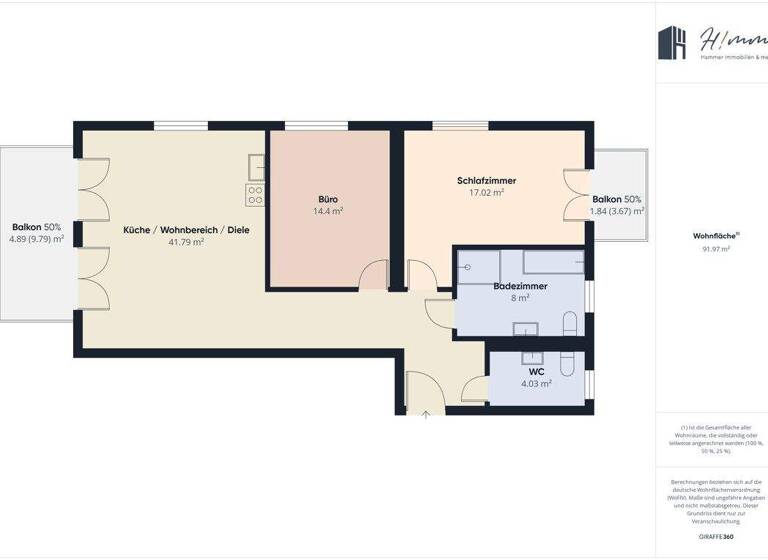 Wohnung zum Kauf 391.000 € 3 Zimmer 92 m² frei ab sofort Bad Ems 56130