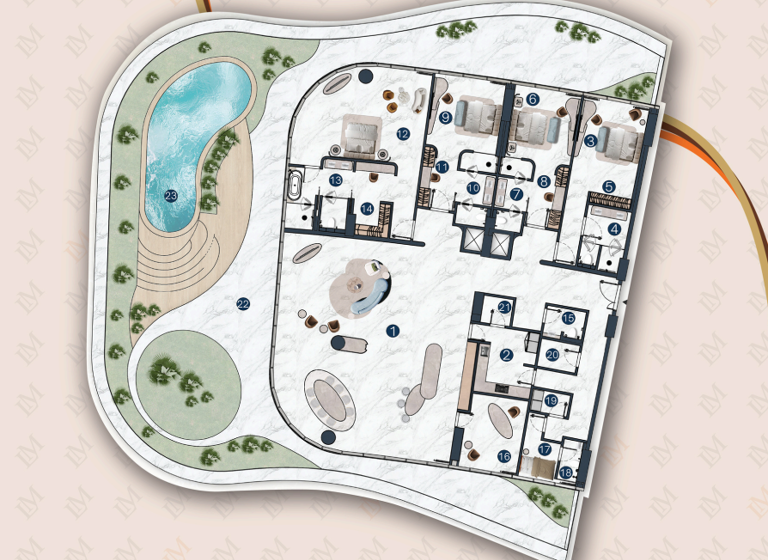 Penthouse zum Kauf - Erstbezug provisionsfrei 5.448.068 € 4 Zimmer 719,4 m² Ras Al-Khaimah