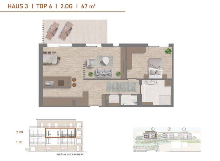 Wohnung zum Kauf - Erstbezug 269.663 € 3 Zimmer 67,6 m² Paternion 9711