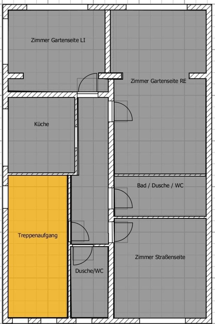 Wohnung zur Miete 700 € 3 Zimmer 100 m²<br/>Wohnfläche ab sofort<br/>Verfügbarkeit Goebenstrasse 155 Altstadt - Süd Oberhausen 46045