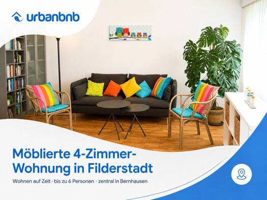 Wohnung zur Miete auf Zeit 1.750 € 4 Zimmer 85 m² frei ab 30.03.2027 Nürtinger Straße Bernhausen Filderstadt 70794