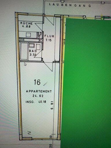 Wohnung zum Kauf provisionsfrei 270.000 € 1 Zimmer 40 m² 3. Geschoss Nibelungenstraße 4 Neuhausen München 80639