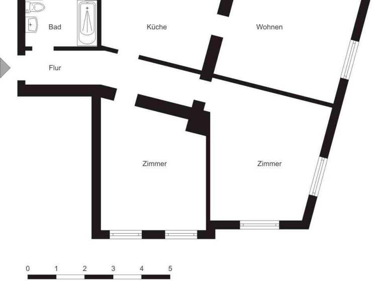 Wohnung zur Miete 649 € 3,5 Zimmer 77,8 m² 2. Geschoss Hannah-Arendt-Straße 2 Frohnhausen Essen 45144