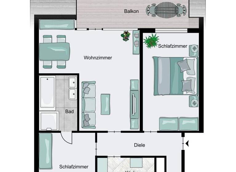 Wohnung zum Kauf 530.000 € 3,5 Zimmer 107 m² 2. Geschoss Sillenbuch Stuttgart 70619