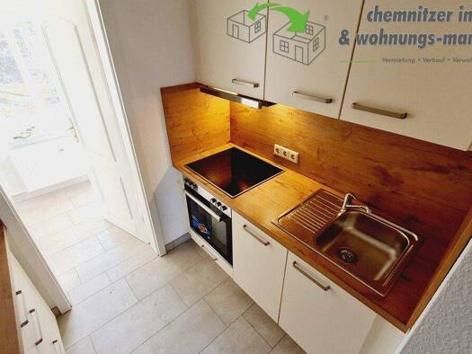 Studio zur Miete 280 € 1 Zimmer 27,1 m² EG Arthur-Bretschneider-Straße 3 Schloßchemnitz Chemnitz / Schloßchemnitz 09113