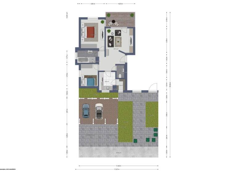 Wohnung zur Miete 450 € 3 Zimmer 69,2 m² frei ab sofort Von-Haake-Straße 1 Ermlitz Schkopau 06258
