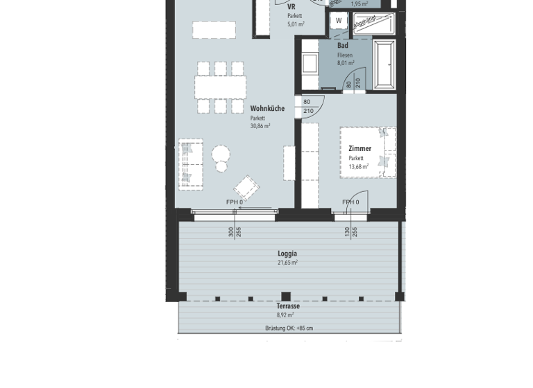 Wohnung zum Kauf - Erstbezug 449.900 € 2 Zimmer 59,5 m² Treffen am Ossiacher See 9520