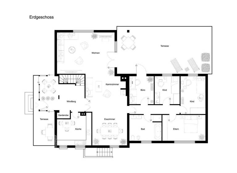 Einfamilienhaus zum Kauf 429.000 € 5 Zimmer 161 m² 2.080 m² Grundstück Groß Kummerfeld 24626