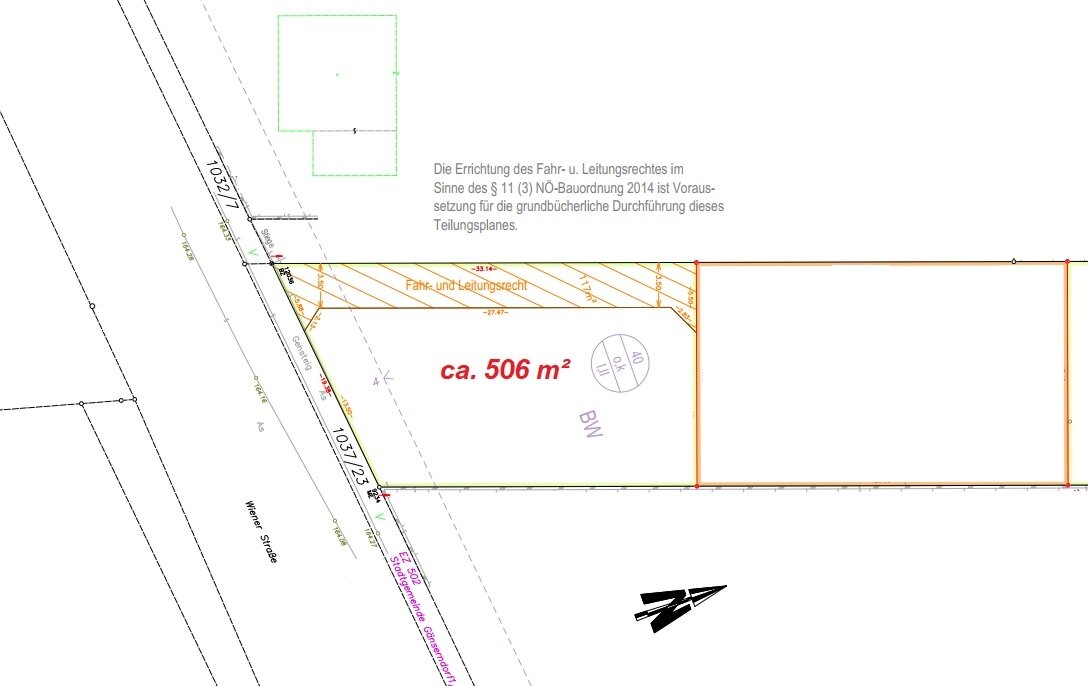 Grundstück zum Kauf 259.000 € 506 m²<br/>Grundstück Gänserndorf 2230