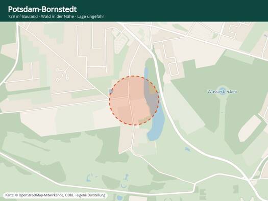 Grundstück zum Kauf provisionsfrei 350.000 € 729 m² Grundstück Bornstedt Potsdam 14469