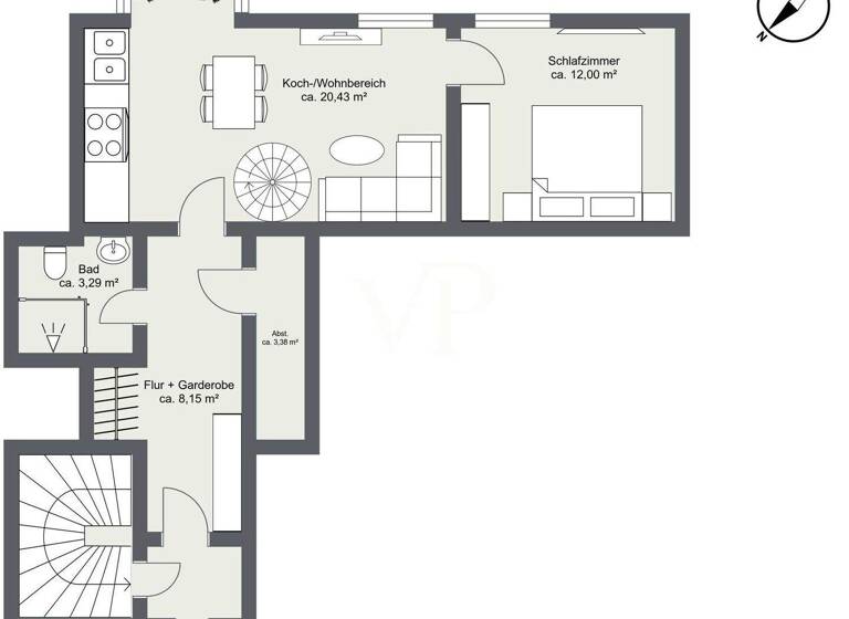 Wohnung zum Kauf 499.000 € 3 Zimmer 61,6 m² Pasing-Obermenzing München 81245