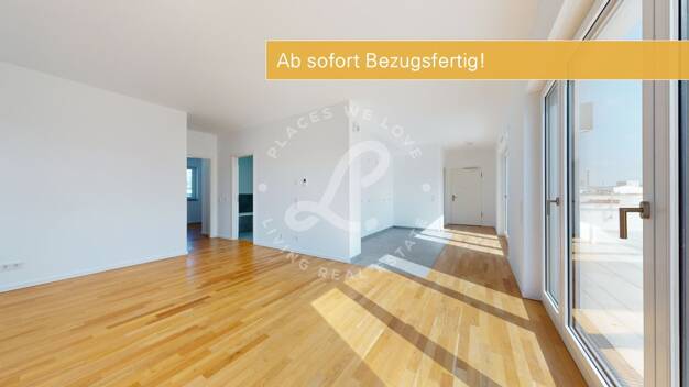 Wohnung zum Kauf - Neubau 699.000 € 3 Zimmer 102,7 m² 6. Geschoss Gallus Frankfurt 60326