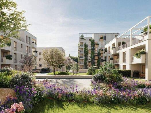 Wohnung zum Kauf - Neubau 452.500 € 3 Zimmer 65,4 m² Planetenallee 1 - 3 Neckarrems Remseck am Neckar 71686