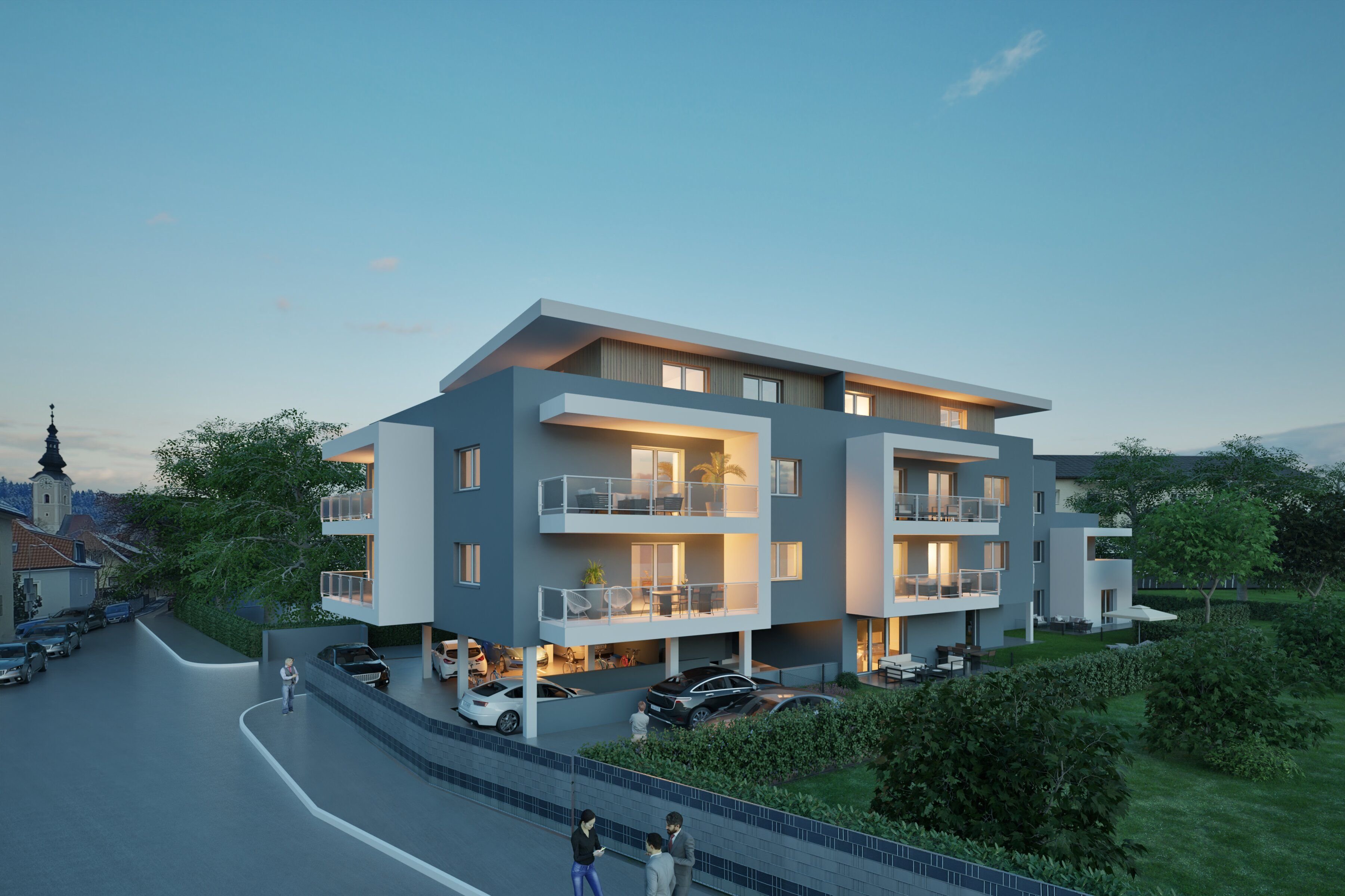 Terrassenwohnung zum Kauf 295.684,80 € 2 Zimmer 64,6 m²<br/>Wohnfläche Gurktalerstraße Feldkirchen in Kärnten 9560