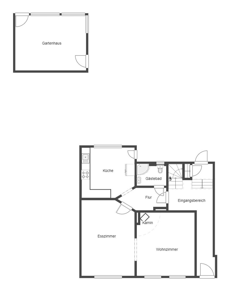 Reihenmittelhaus zum Kauf 109.000 € 5 Zimmer 110,2 m²<br/>Wohnfläche 557,2 m²<br/>Grundstück Godenau Alfeld (Leine) 31061