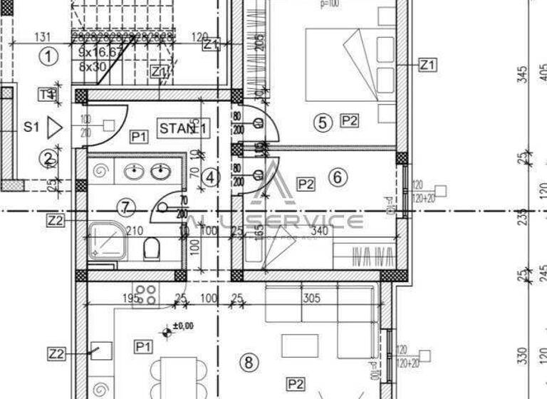 Wohnung zum Kauf 234.900 € 2 Zimmer 53 m² Trogir Trogir