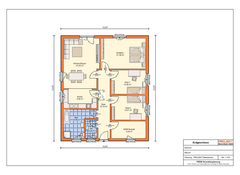 Einfamilienhaus zum Kauf provisionsfrei 284.800 € 4,5 Zimmer 120 m² 1 m² Grundstück frei ab sofort Bocholt 46395