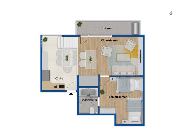 Wohnung zum Kauf 99.000 € 2 Zimmer 49 m² Sasbachwalden 77887