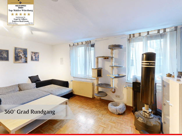 Wohnung zum Kauf 175.000 € 2 Zimmer 48 m² 1. Geschoss Altstadt Würzburg 97070