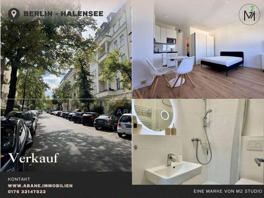 Wohnung zum Kauf 230.000 € 1 Zimmer 26,6 m² 7. Geschoss Halensee Berlin 10711