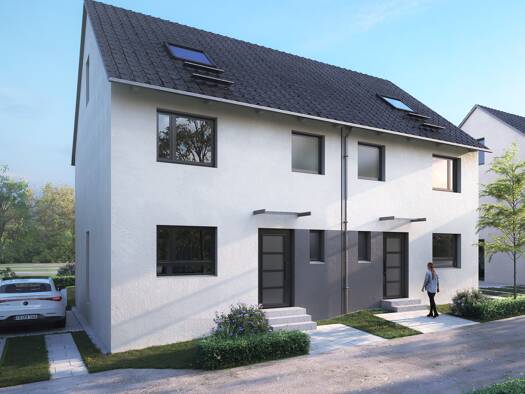 Doppelhaushälfte zum Kauf - Erstbezug provisionsfrei 495.000 € 4 Zimmer 126 m² 232 m² Grundstück Gambach Münzenberg 35516