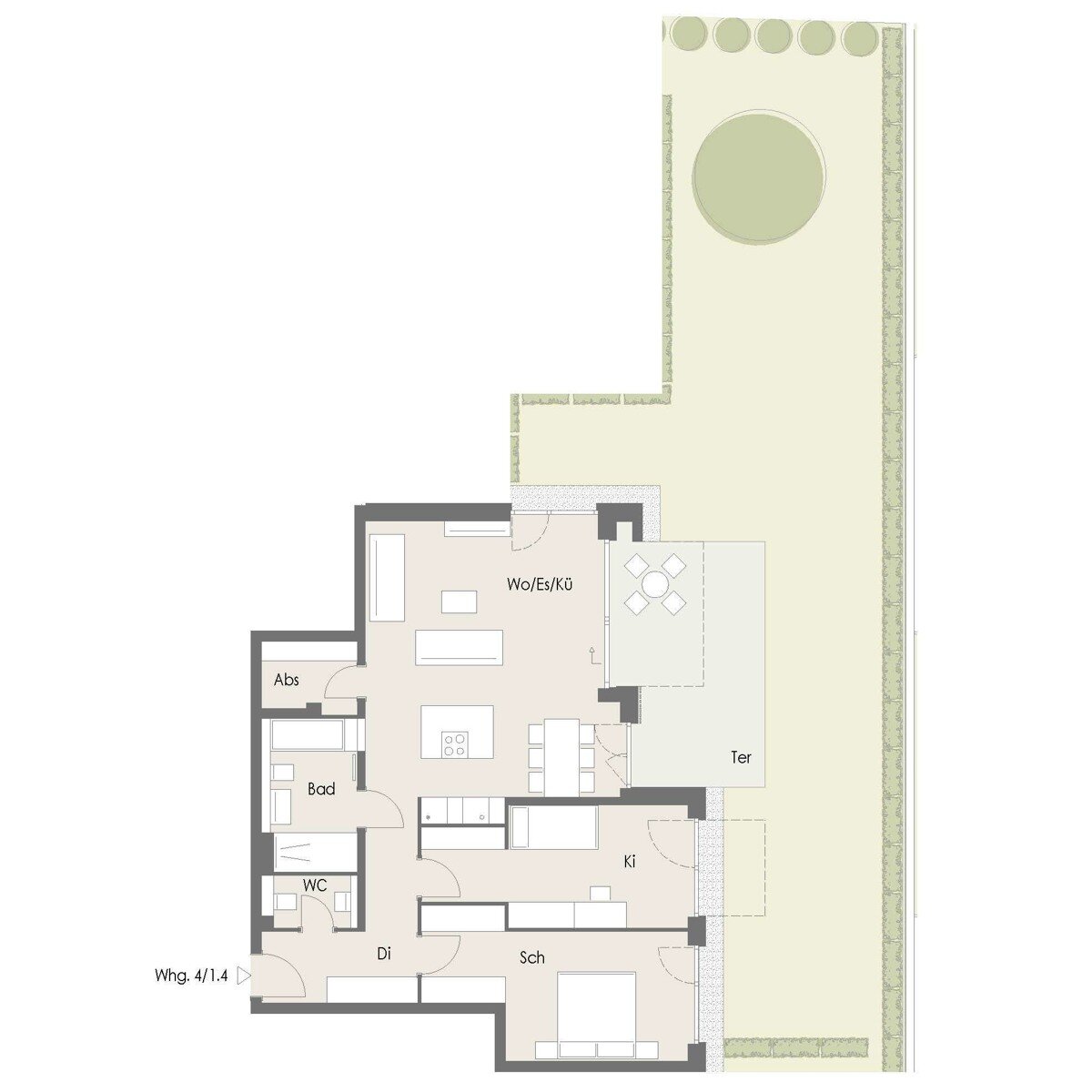 Wohnung zur Miete 1.390 € 3 Zimmer 109,7 m²<br/>Wohnfläche 01.12.2024<br/>Verfügbarkeit Lobenbacher Straße 4/1 Stein Stein am Kocher 74196