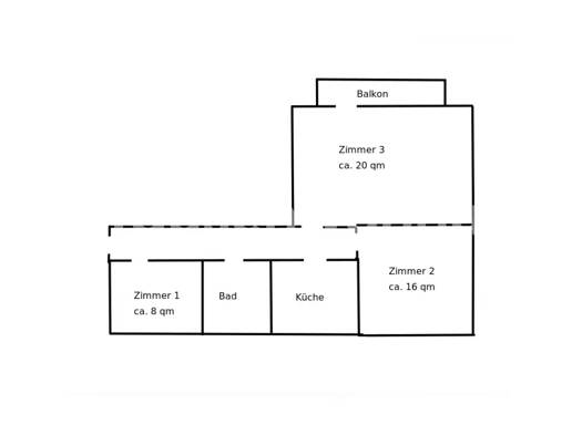 Wohnung zur Miete Tauschwohnung 600 € 3 Zimmer 65 m² 4. Geschoss Ostenviertel Regensburg 93055
