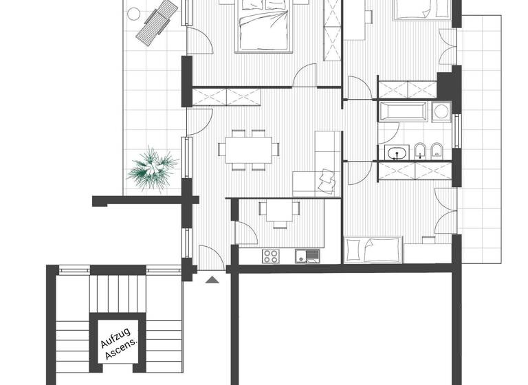 Wohnung zum Kauf 360.000 € 4 Zimmer 84,1 m² Leitach 12 Klausen 39043
