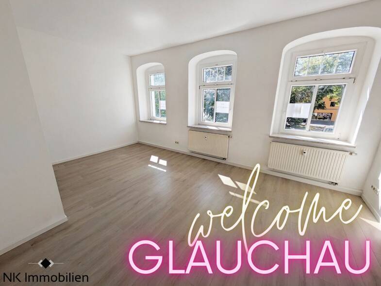Wohnung zur Miete 290 € 2 Zimmer 52,8 m² 1. Geschoss Johannispl. 1 Glauchau Glauchau 08371