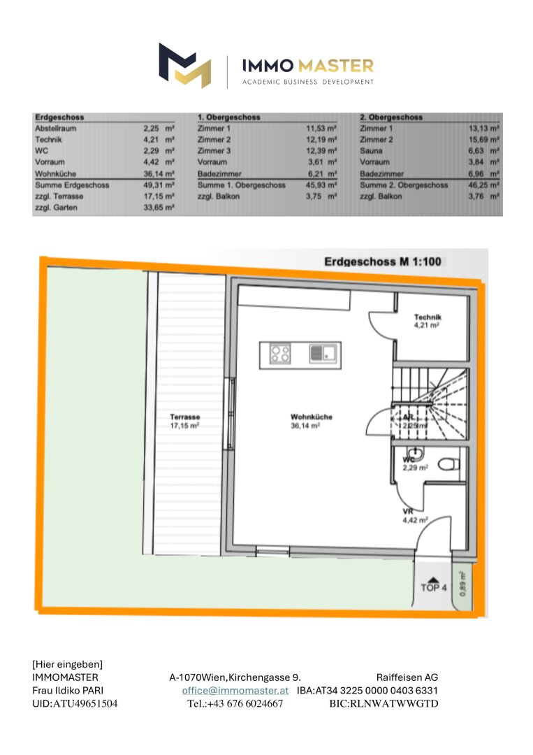 Wohnung zum Kauf 549.000 € 6 Zimmer 141,5 m²<br/>Wohnfläche EG<br/>Geschoss Hauptstrasse Vösendorf 2331