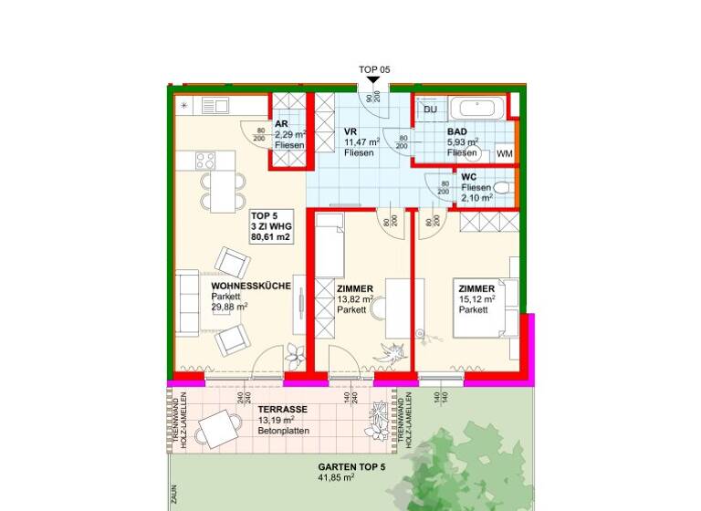 Wohnung zum Kauf 460.000 € 3 Zimmer 80,6 m² Krems an der Donau 3500