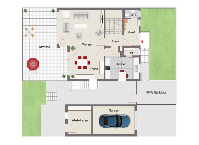 Doppelhaushälfte zum Kauf 450.000 € 3,5 Zimmer 122 m²<br/>Wohnfläche 521 m²<br/>Grundstück Zellingen Zellingen 97225