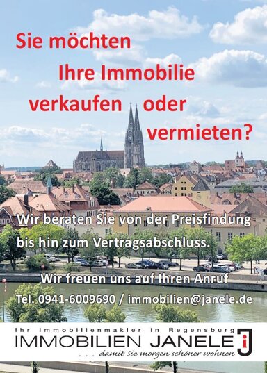 Wohnung zur Miete 680 € 3 Zimmer 68 m² 3. Geschoss Universität Regensburg 93053