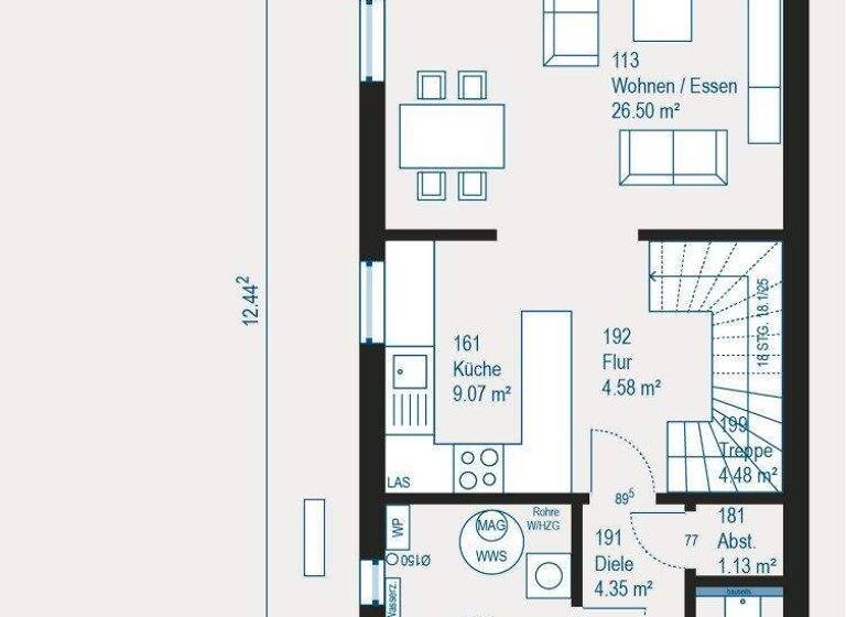 Doppelhaushälfte zum Kauf 374.990 € 5 Zimmer 190 m² 301,6 m² Grundstück Iffezheim 76473
