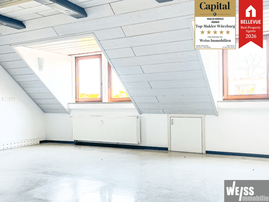 Büro zur Miete 1.000 € 4 Zimmer 125 m² Bürofläche Hans-Löffler-Straße 2 Frauenland Würzburg 97074
