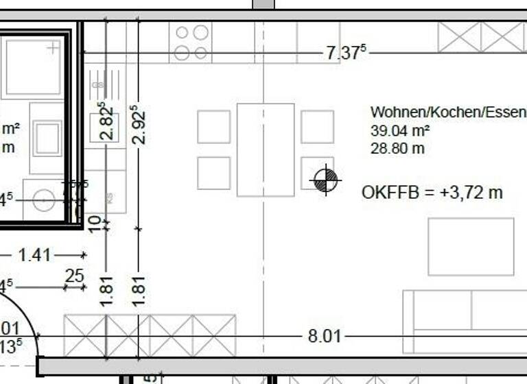 Studio zur Miete - Erstbezug 356 € 1 Zimmer 44,4 m² Luchplatz 1 Roßlau Dessau-Roßlau 06862
