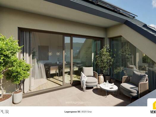Penthouse zum Kauf 904.849 € 4 Zimmer 123,8 m² 5. Geschoss Lagergasse Gries Graz 8020