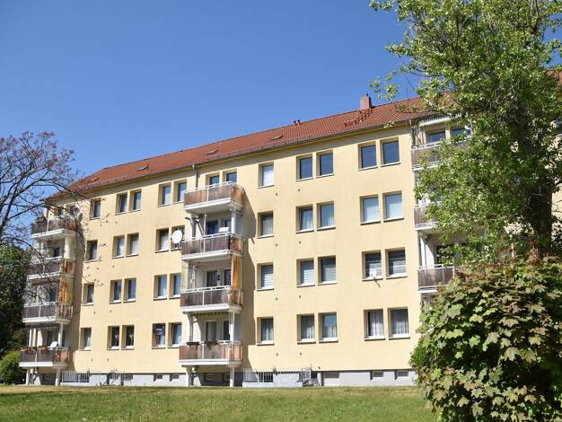 Wohnung zur Miete 491 € 3 Zimmer 57,8 m² 3. Geschoss frei ab 01.09.2026 Käthe-Kollwitz-Straße 12 Schkeuditz Schkeuditz 04435