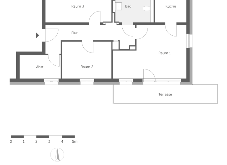 Wohnung zur Miete 1.345 € 3 Zimmer 84,7 m² 5. Geschoss frei ab sofort Daumstr. 72A Haselhorst Berlin 13599