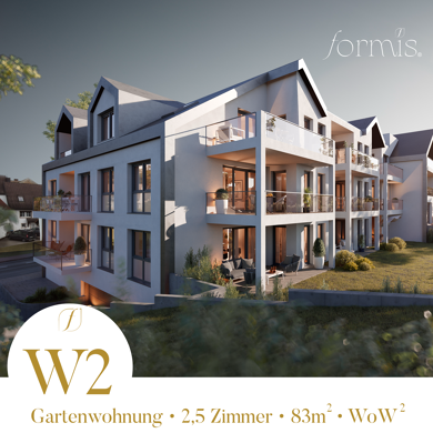 Terrassenwohnung zum Kauf - Neubau provisionsfrei als Kapitalanlage geeignet 429.000 € 2,5 Zimmer 84 m² Dettenseer Straße 70 Empfingen Empfingen 72186