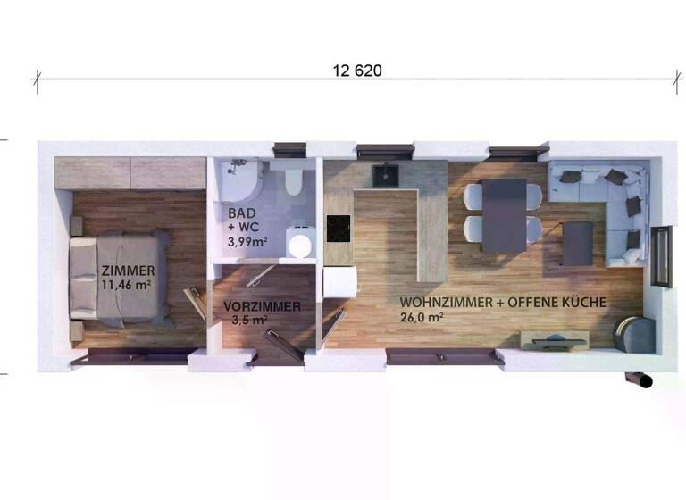 Haus zum Kauf 107.750 € 2 Zimmer 45 m²