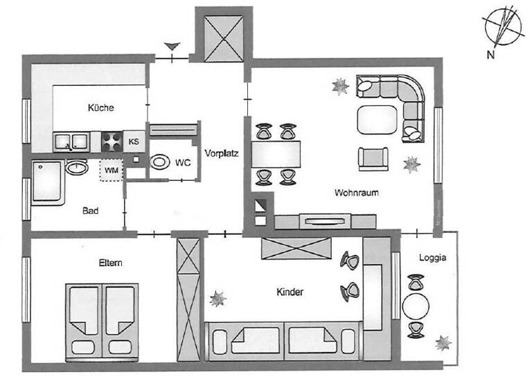 Wohnung zum Kauf 249.000 € 3,5 Zimmer 74,3 m²<br/>Wohnfläche 2.<br/>Geschoss Gomaringen Gomaringen 72810