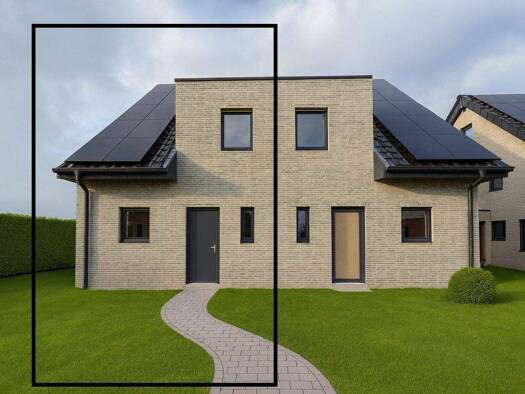 Doppelhaushälfte zur Miete - Erstbezug 1.440 € 5 Zimmer 123 m² 200 m² Grundstück Suderwick Bocholt 46399