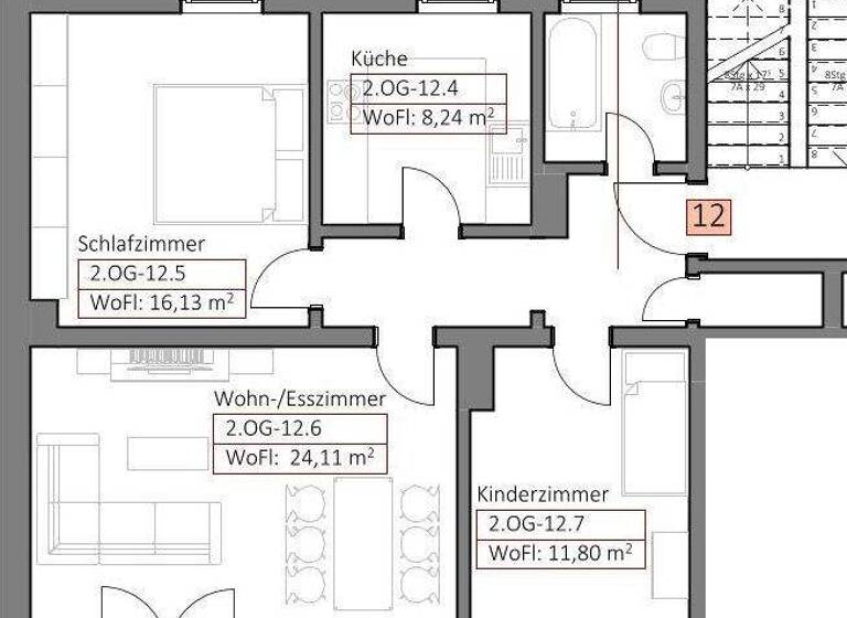 Studio zur Miete 665 € 1 Zimmer 75 m² 2. Geschoss frei ab sofort Waldsassen 95652